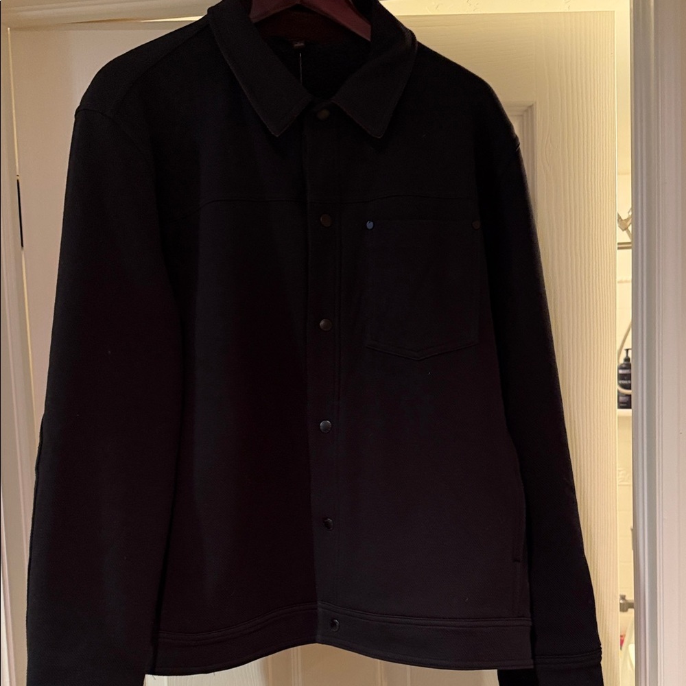 NWT Banana Republic Men’s Utility Jacket L Full Fleece Lining Warm & Stylish!